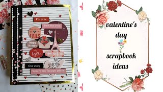 homemade scrapbook ideas || valentine's day special scrapbook|| #valentinesday #scrapbook art