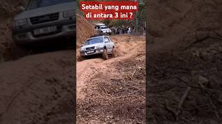 Adu kekuatan navara, triton dan opel 4x4