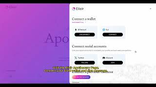 elixir airdrop, very easy.