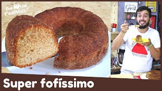 Bolo de maçã de liquidificador super fácil para o dia a dia | Receita de Liquidificador