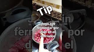 Cómo lograr que los jugos no se fermenten en el enfriador o nevera #short #tips #cocina #recetas