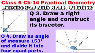 Class 6 Ex 14.6 Q 3 | Q 4 | Practical Geometry | Chapter 14 | Exercise 14.6 | Math NCERT Solutions