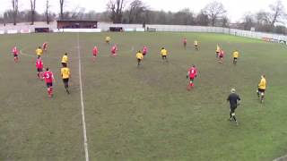 Kane Farrell Playing in No17 for Biggleswade United V Hadley 10 02 2018