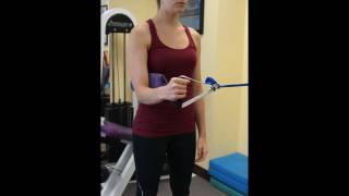 shoulder TB external rotation eccentric