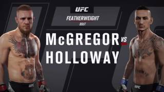 Conor McGregor -Vs- Max Holloway ☆UFC 2☆ Intense Fights (Online Quick Fight)