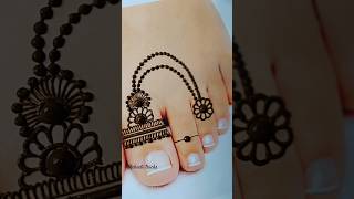 Beautiful feet mehndi design ❤ | Mehndi ka design #shorts