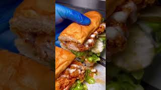 Chicken Sandwich  #shorrts #viral #youtubeshorts #shortsfeed #food #foodie #cheese #burger