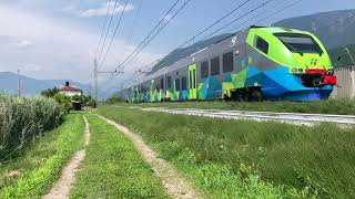 UN MARTEDI' POMERIGGIO SULLA BRENNERO IN 4K. Laives, 18.07.23 #brennerbahn #ferroviadelbrennero