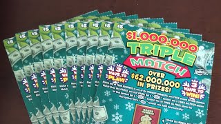 New scratchers!!! 1,000,000 Triple Match