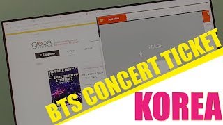 TUTORIAL ♡ MUA VÉ BTS CONCERT KOREA | BTS CONCERT TICKETS KOREA