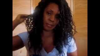 Natural Hair Twist Out (Water Only Hair Washing)!