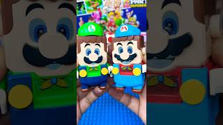 The New Lego Luigi Connects With Old Lego Mario #viral #lego #shorts