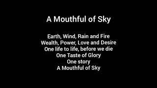 A Mouthful Of Sky - Title Song, DD National, English Old Series