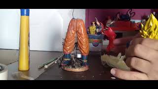 Recuperação do Goku, modelagem no biscuit. #3D.