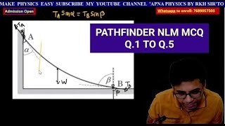 PATHFINDER NLM MCQ Q.1 TO Q.5  BY RKH SIR