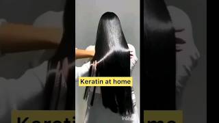 🔥Keratin Treatment at Home...Super glossy n shiny hair.....#risebeauty #shorts#shortsfeed #viral