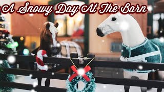 A Snowy Day At The Barn |SchleichMas Day 7