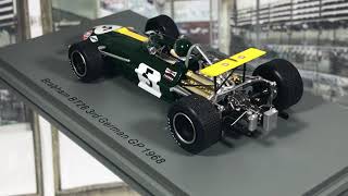 Spark 1/43 Jochen Rindt Brabham BT26 Repco V8 #5 ‘Brabham Racing Organisation’ 3rd German GP 1968