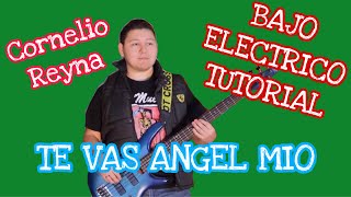 Te Vas Angel Mio - Cornelio Reyna (TABS Bajo Electrico Tutorial)