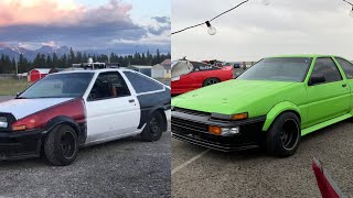 Jordan’s AE86 gets Painted!!