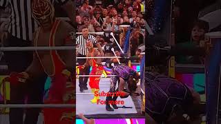 Rey Mysterio punishes his son at Wrestlmania #shorts#wrestlemania #wwe