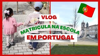 Matrícula na escola em Portugal, e quais documentos necessários.