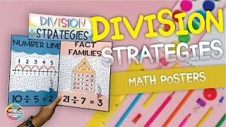 Learn to solve divisions with the Division Strategy Poster - LINK IN DESCRIPTION !