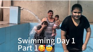 Summer Swimming part 1 #Minsa Mubashar Rana #funny #Family Vlog #viral Bohot Maza Aya 😇😇