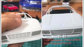 Hasegawa 1:24, Ferrari 348TS - Build Progress - Part 4c