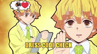 Zenitsu Academy Dress Code Check Demon Slayer Hinokami Chronicle