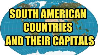 South american countries and capitals | South American countries and capitals tricks