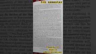 chapter -1 public administration 5th semester#panjabuniversity #viral