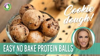 No Bake Chocolate Chip Balls Protein Treats by Nutracelle