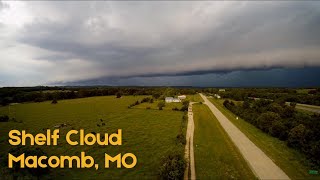 Beautiful Shelf Cloud - Macomb, MO - June 4, 2019