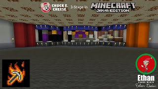 Chuck E  Cheese 3-Stage in Minecraft (Alan Becker Creative Server)