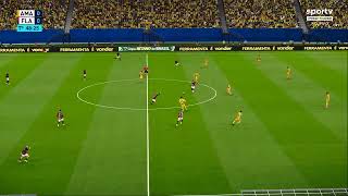 PES 2021 - AMAZONAS X FLAMENGO - Simulação Copa do Brasil 2024