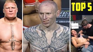 Top 5: As piores tatuagens da história do UFC