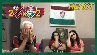 FAMÍLIA TRICOLOR REAGE À 2 ATHLETICO PARANENSE X 2 FLUMINENSE - CAMPEONATO BRASILEIRO 2023