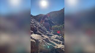 Climbing in Malibu Creek State Park