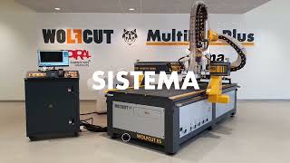 Wolfcut cnc MultiproPlus, sistema de corte y fresado modular con visión artificial OPOS