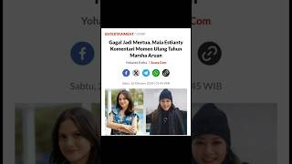 GAGAL JADI MERTUA, MAIA ESTIANTY KOMENTARI MOMEN ULANG TAHUN MARSHA ARUAN #shorts