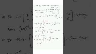 12th Maths| Important Question to Matrices and Determinants #shorts #maths #mathsshorttricks #tamil