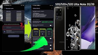 Samsung Note 20 Ultra/S20 - 2K0+120Hz MOD