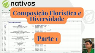 Composição Florística e Diversidade de Florestas Nativas - Inventário Florestal no Excel