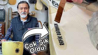 BAĞLAMA KAPAĞINA İSİM YAZMAK! (Kişiye Özel İsim Yazımı) #yapraksazevi