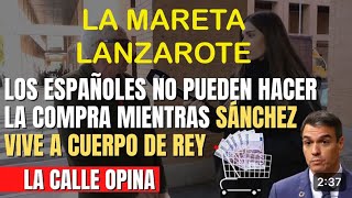 PEDRO SANCHEZ EN LA MARETA LANZAROTE A CUERPO DE REY ¡¡