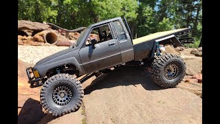 Exploring White Oak Park With The Rc4wd Trail Finder 2 Xtra Cab Flatbed - First Ride!