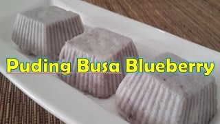 Resep Puding Busa Blueberry