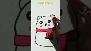 cute panda drawing