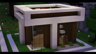 Minecraft - Small Modern House Tutorial!